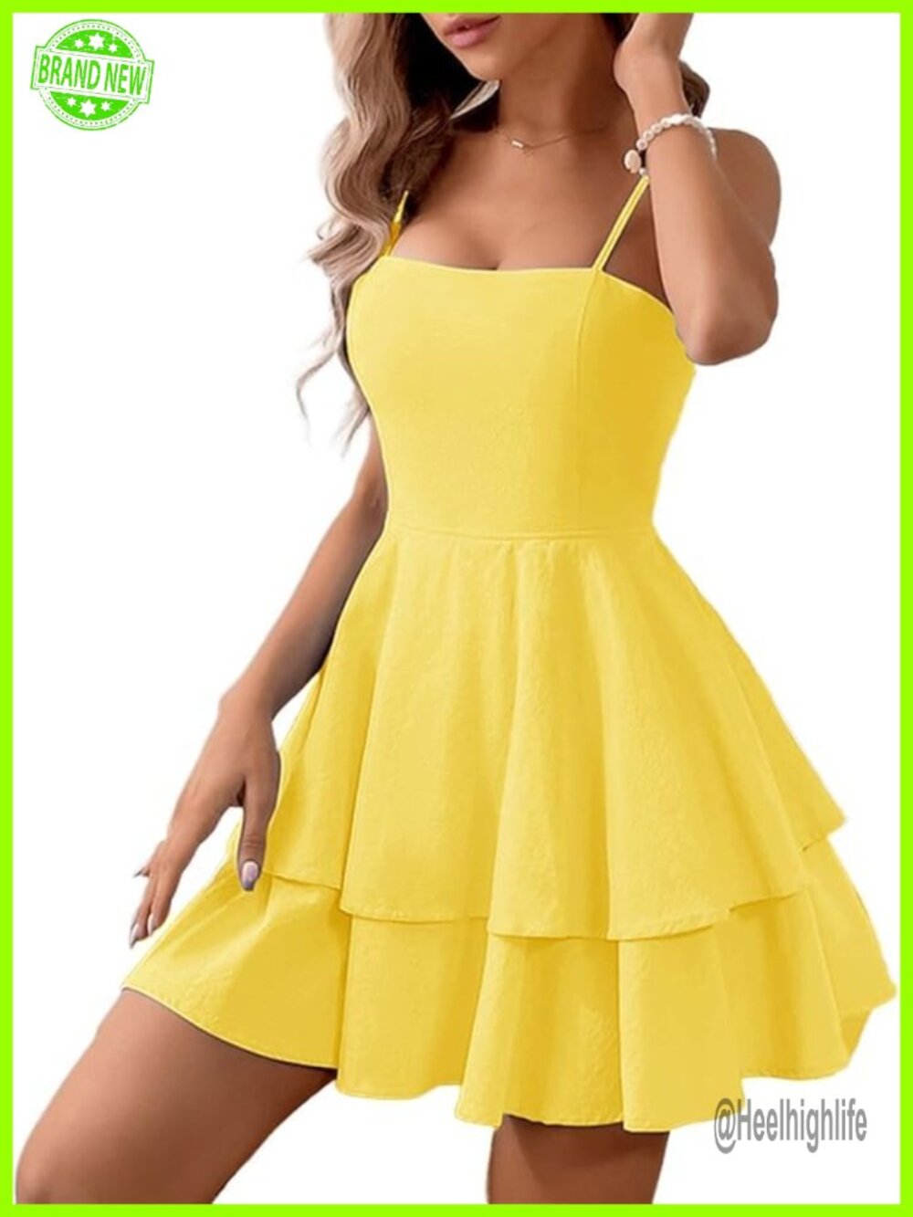 Women's Backless Bow Tie Halter Dress with Adjustable Straps - Picture 5 of 6